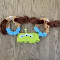 トイストーリーヘアバンド3点セット スリンキー2点リトルグリーンメン1点