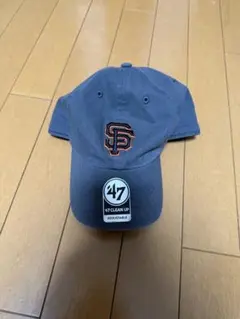 47 CLEAN UP SF ロゴ グレーキャップ