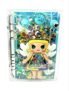 新品新作！モーリーA6シャカシャカバインダーシャカシャシール帳　リフィル付き