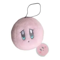 星のカービィ　しょんぼり　羊毛フェルト風フェイスマスコット ぬいぐるみ