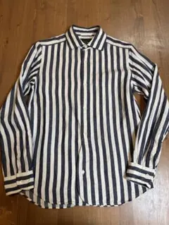 Nigel Cabourn オープンカラーワイドシャツ 46 ネイビー - メルカリ