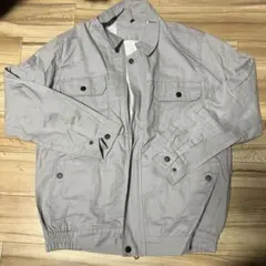 空調作業服セット M 男女兼用　バッテリー・ファン付　グレー
