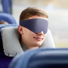 出張 旅行 アイマスク 安眠マスク 立体型 軽量 遮光率99％ 旅行 出張