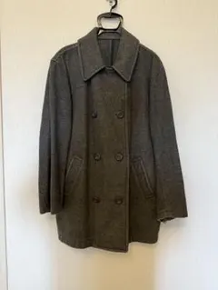 Helly Hansen グレー ウール ピーコート Lサイズ