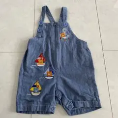 美品　ホットビスケッツ　サロペット　ミキハウス　80