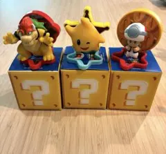 マリオ スーパーマリオ フィギュア 3点セット キノピオ チコ　クッパのサムネイル