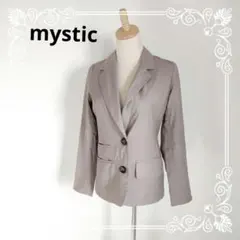 a1178 mystic グレー テーラードジャケット　シンプル　かわいい