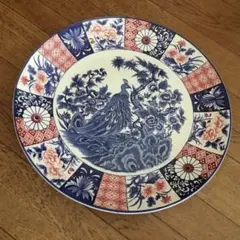 昭和レトロ 有田焼 染錦 渦巻文様 輪花皿 大皿 - メルカリ