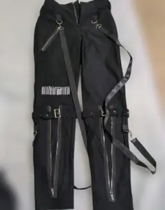 取り外し可能サスペンダー付き 高品質4POCKET STYLISH PANTS