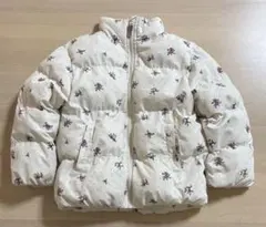 petit main 花柄コート 120cm