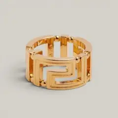 新品正規品 Versace グレカ ベルサーチ ゴールド リング サイズ23のサムネイル