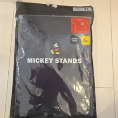 メンズ新品☆ユニクロUNIQLO☆刺繍ミッキースタンズポケツキTシャツ半袖