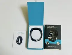 スマートウォッチ　ブルー　　フィットネストラッカー