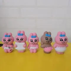 おぱんちゅうさぎ　フィギュア 5体セット