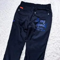 【秋冬☆9号】ルコックスポルティフゴルフ　中綿パンツ　黒　レディース　防寒