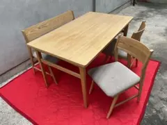 関東限定】unico CORSO ダイニングテーブル オーク材 180cm - メルカリ