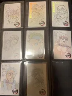 鬼滅の刃　ムービーチケット風カードセット