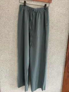 UNITED ARROWS ワイドパンツ 38 グリーン　値下げ◎