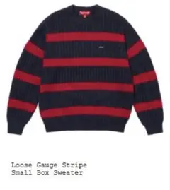 トップス Supreme LooseGaugeStripeSmallBox Sweater Supreme Small Box Ribbed Sweater Tan メンズ - FW23 - JP