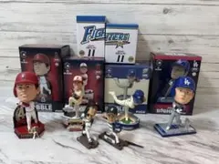 大谷翔平　ボブルヘッドフィギュア　２体セット　まとめ売り 大谷翔平 & ベーブルース 二刀流 フィギュア ボブルヘッド