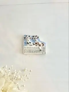2012年　工房NEX ネクス　ブールルモンの牛　フェーブ フェーヴ　陶器