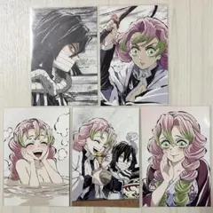 【即購入〇】鬼滅の刃 ufotable幕間画ポストカード 甘露寺蜜璃 5枚セット