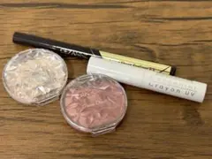 セザンヌ　キャンメイク　極細アイライナー　コンシーラー　チーク　4品まとめ売り