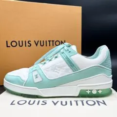 Louis Vuitton トレイナーミントグリーン スニーカー 26.5㌢ Louis Vuitton トレイナーミントグリーン スニーカー 26.5㌢ - メルカリ