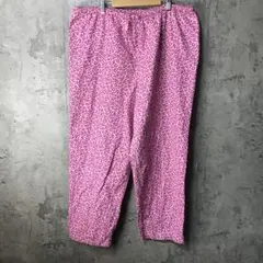 B750古着　柄パンツ　パジャマパンツ　総柄　90s Y2K
