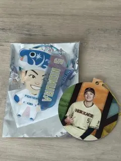 ファイターズ 野村佑希 アクリルキーホルダー・オーナメントセット
