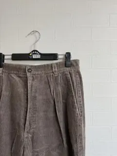 コーデュロイパンツワイド