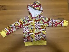 BABYDOLL 総柄 フルジップパーカー 90