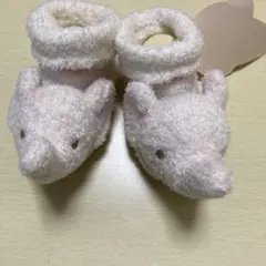 ジェラートピケ ベビー用 アニマルモチーフ ソックス ゾウ