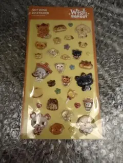 NCT WISH 3D ステッカー ポップアップ bakery popup