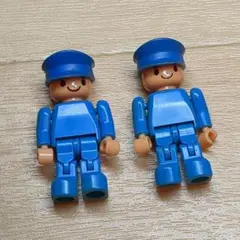 【ブロック玩具】カワダブロック ミニフィグ 運転士×2【oka】