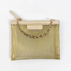 美品　メッシュインナーバッグ　ラージ　シャンパンゴールド　アンテプリマ メッシュインナーバッグ/ラージ/シャンパンゴールド ｜ 【公式