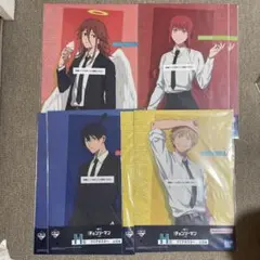 一番くじ　チェンソーマン H賞 クリアポスター　4種セット7枚セット