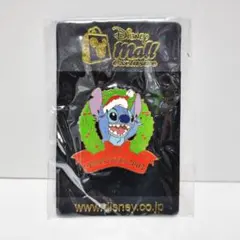 Disney mall ディズニー モール スティッチ クリスマス ピンバッジ