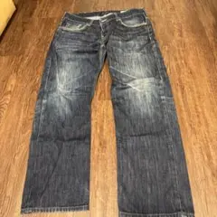 パンツ ARMANI grunge fade damage denim pants ARMANI grunge fade denim pants y2k - メルカリ