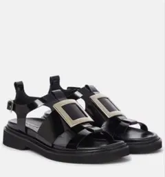 新品未使用　Roger Vivier レザーサンダルのサムネイル