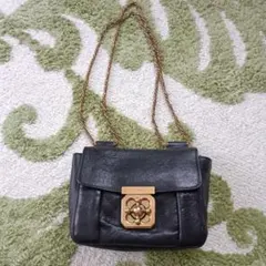 Chloe チェーンショルダーバッグ ブラックのサムネイル