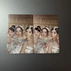 MISAMO PLAY 初回限定盤A トレカ　ユニット2点