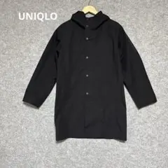 UNIQLOフード付き ブラック ブロックテックコート