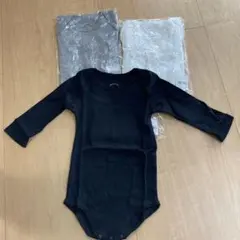 黒.白.グレー　ベビー肌着3点セット サイズ80 90