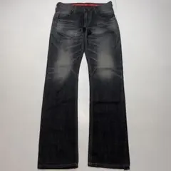 Edwin black denim design pants