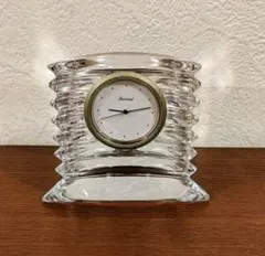 バカラ　Baccarat　クリスタル　置時計　ラランド　電池切れ　不動品のサムネイル