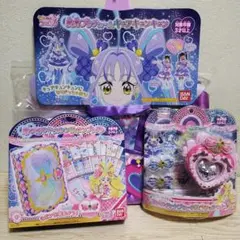 キミプリおもちゃセット 変身プリチューム アイドルハートブローチ リボンブック