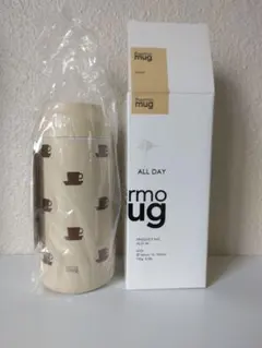 未使用　thermo mug ALL DAY 水筒 　コーヒー柄　限定のサムネイル