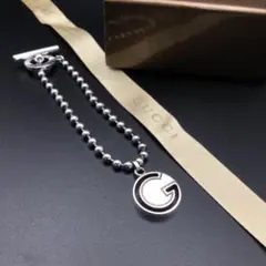 【箱つき】GUCCI ボールチェーン ブレスレット Ag925 ショップカード有
