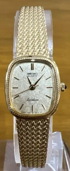 セイコー　エクセリーヌ　腕時計　ゴールド　レディース　稼働品